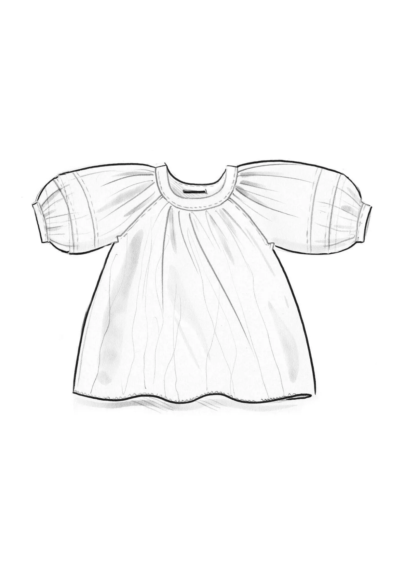 Bluse aus Baumwolle/Seide