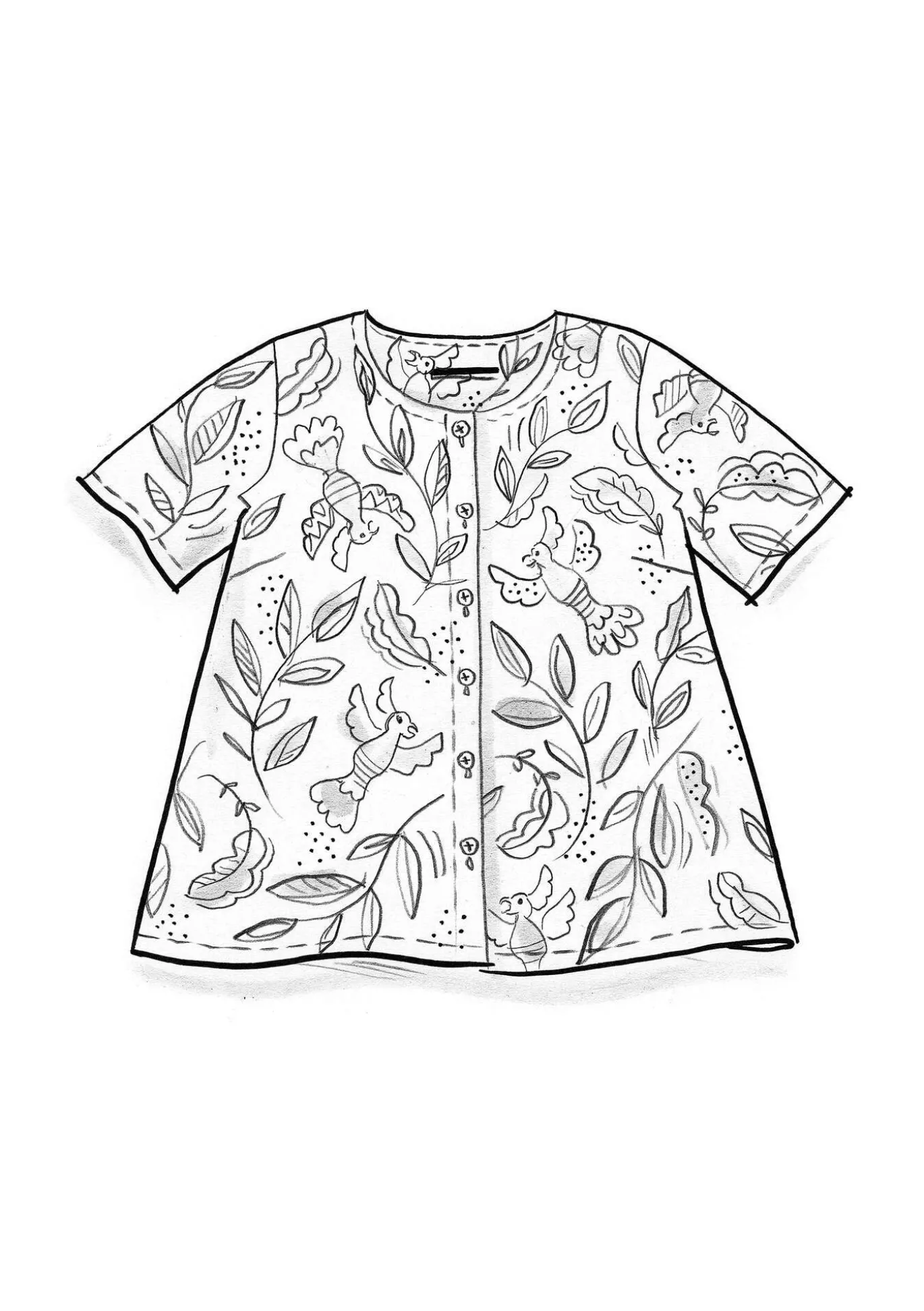 Bluse „Uuve“ aus Bio-Baumwolle