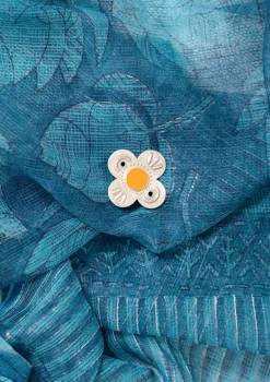 Brosche „Flower“ aus Silber