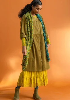 Cordkleid aus Bio-Baumwolle/Elasthan