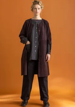 Cordkleid aus Bio-Baumwolle/Elasthan