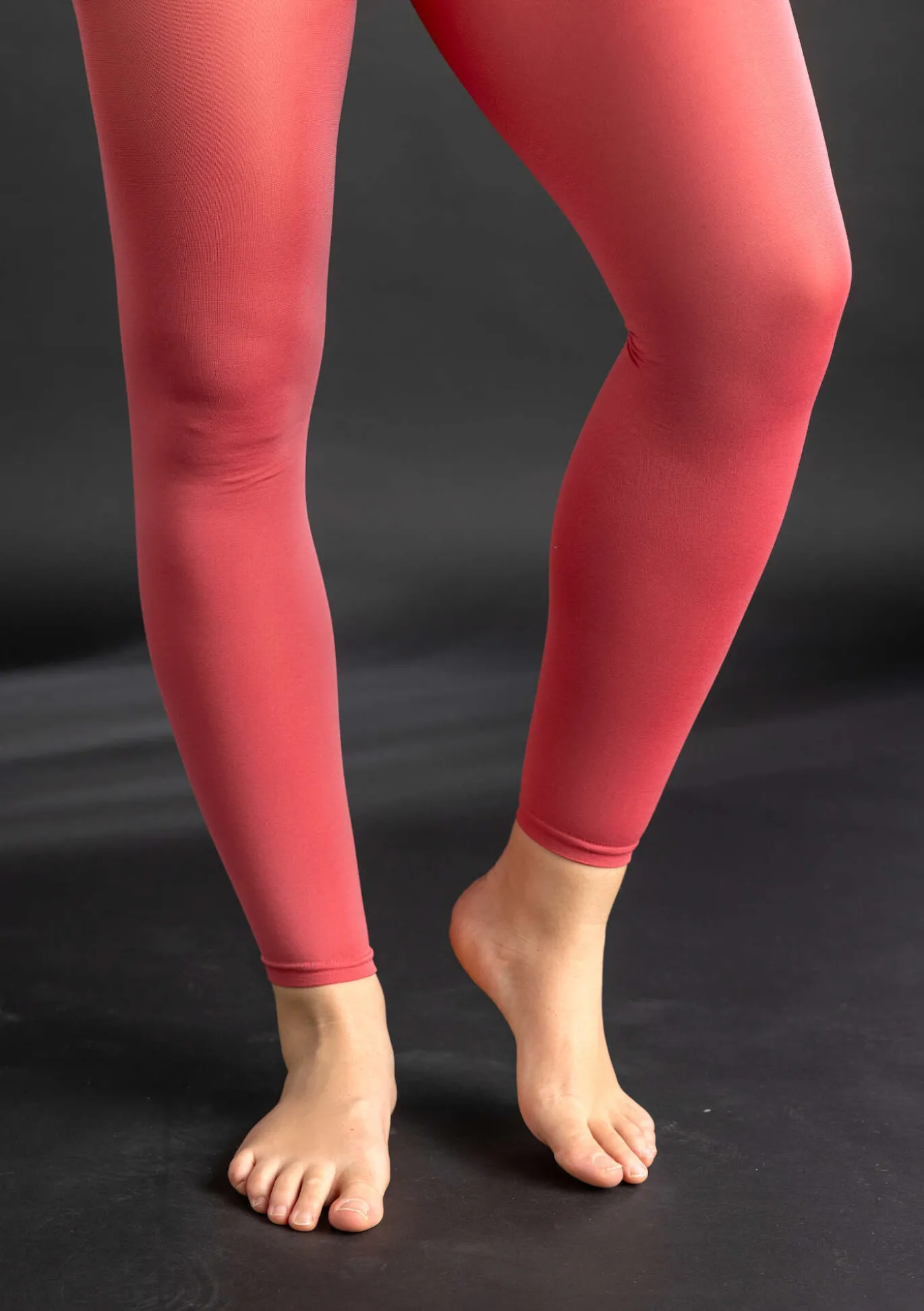 Einfarbige Leggings aus Recycling-Polyamid