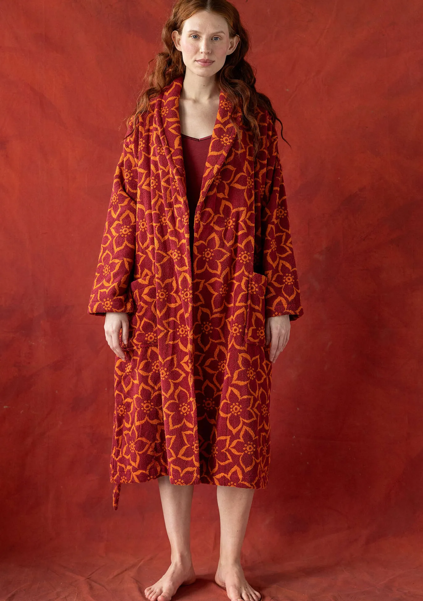 Frottee-Morgenmantel „Stars“ aus Bio-Baumwolle