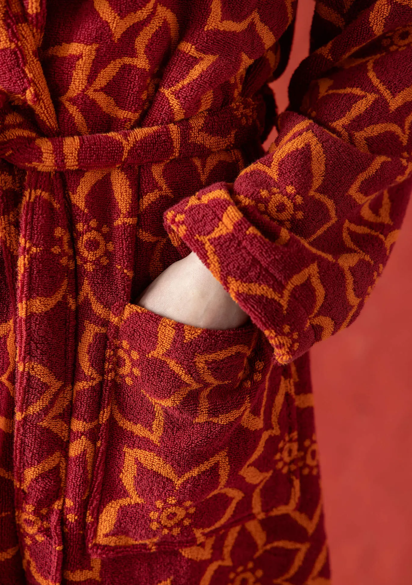 Frottee-Morgenmantel „Stars“ aus Bio-Baumwolle