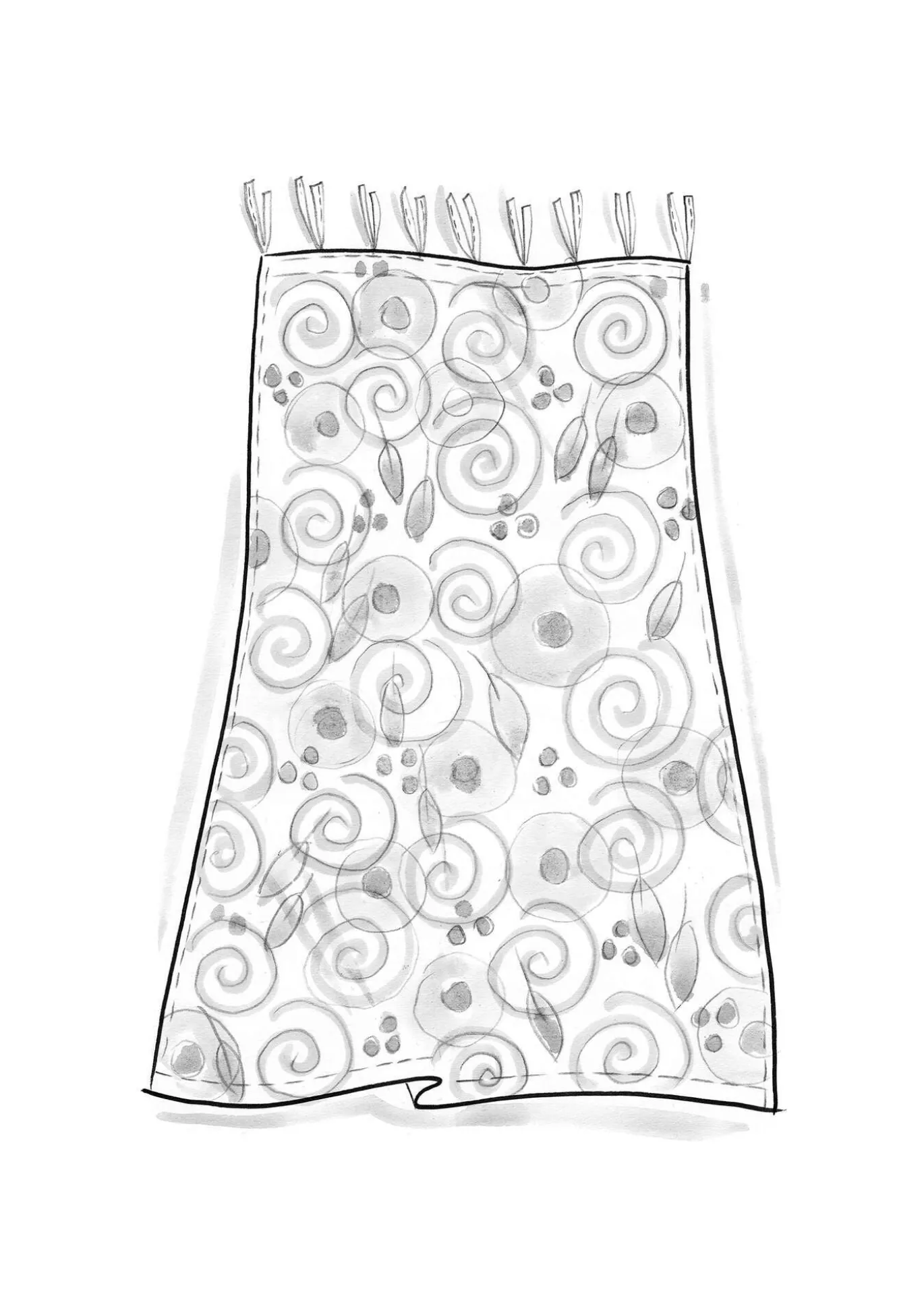 Gardine „Cumulus“ aus Bio-Baumwolle