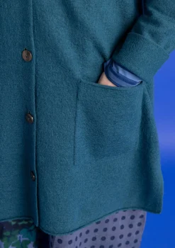 Gestrickter Blazer aus gefilzter Bio-Wolle