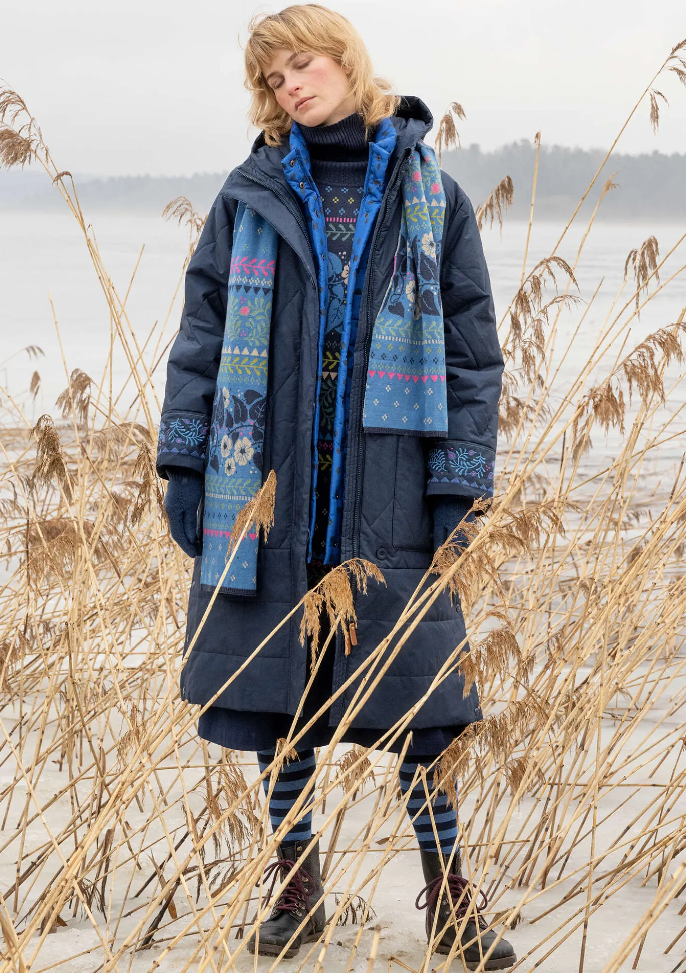 Gewebter Steppmantel „Svalbard“