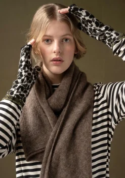 Handstulpen „Anemone“ aus Bio-Wolle