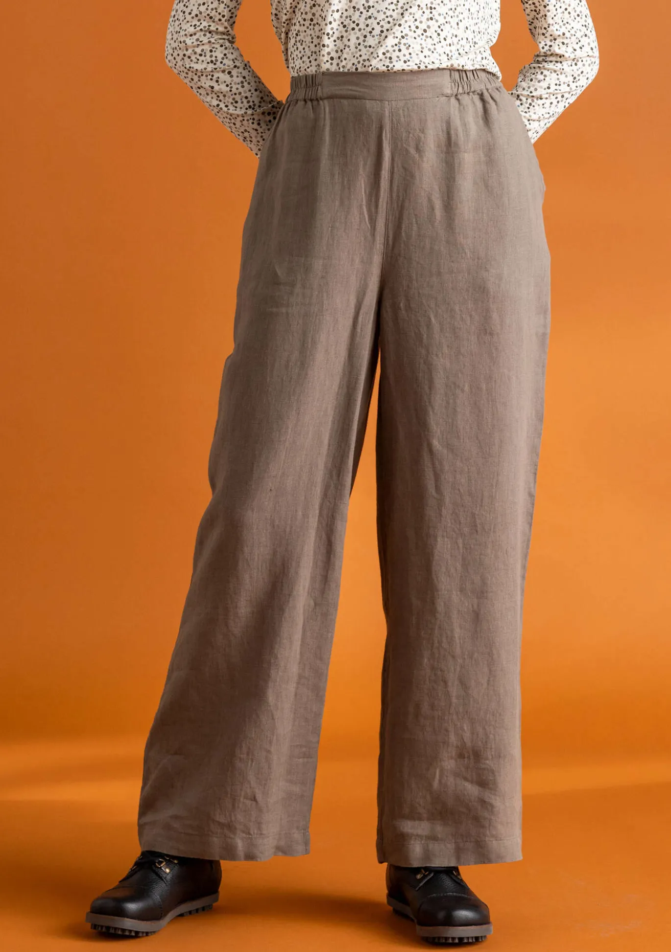 Hose „Asta“ aus Leinengewebe