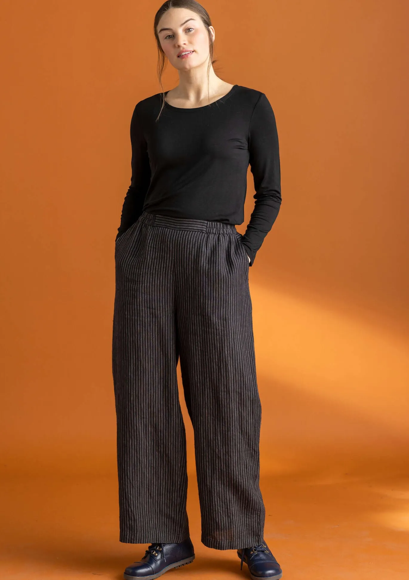 Hose „Asta“ aus Leinengewebe