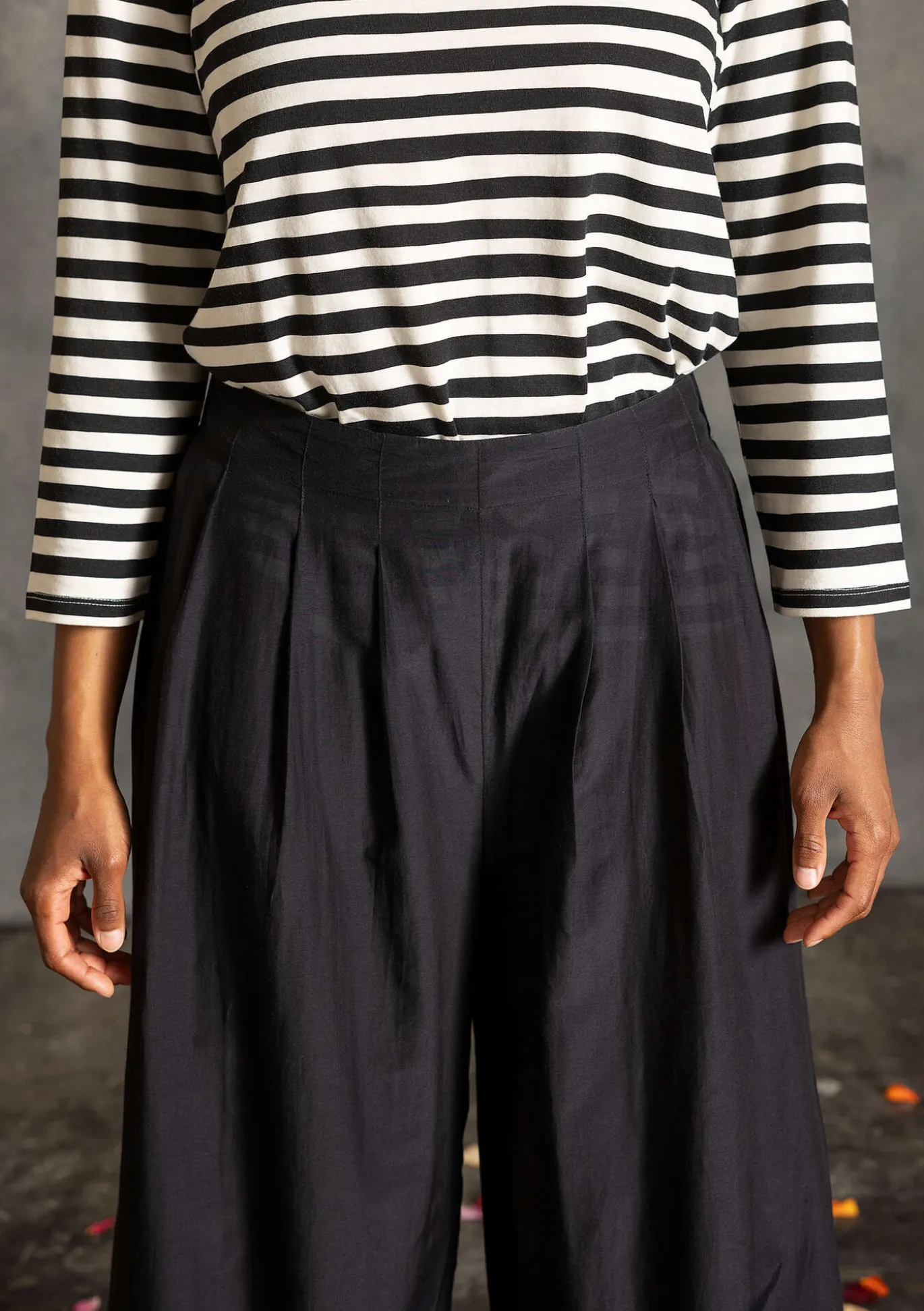 Hose aus Baumwolle/Seide