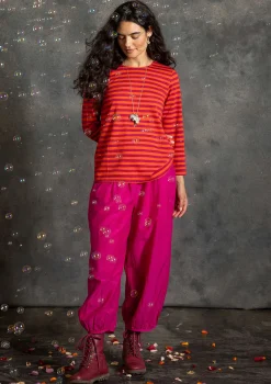 Hose aus Baumwolle/Seide