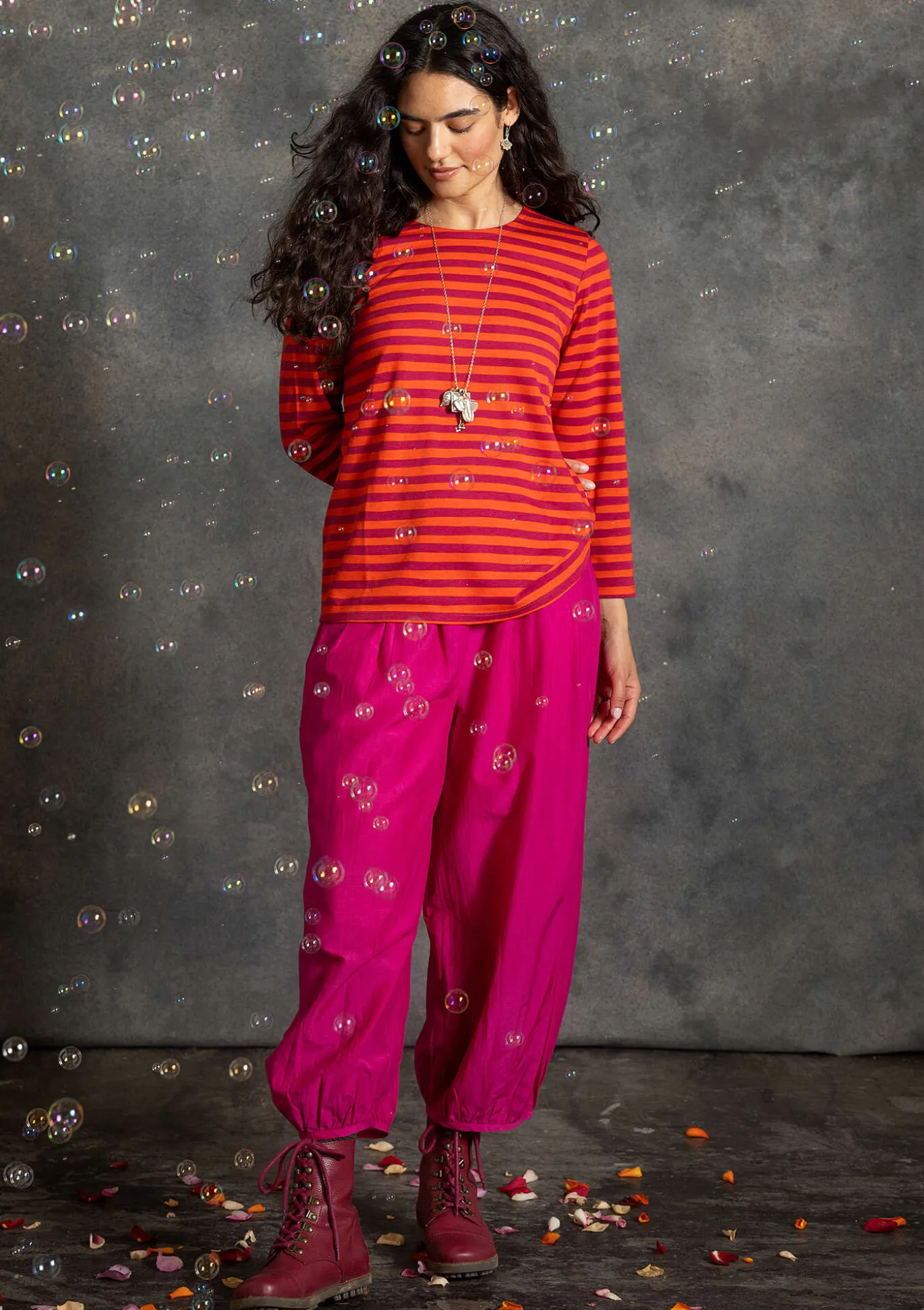 Hose aus Baumwolle/Seide