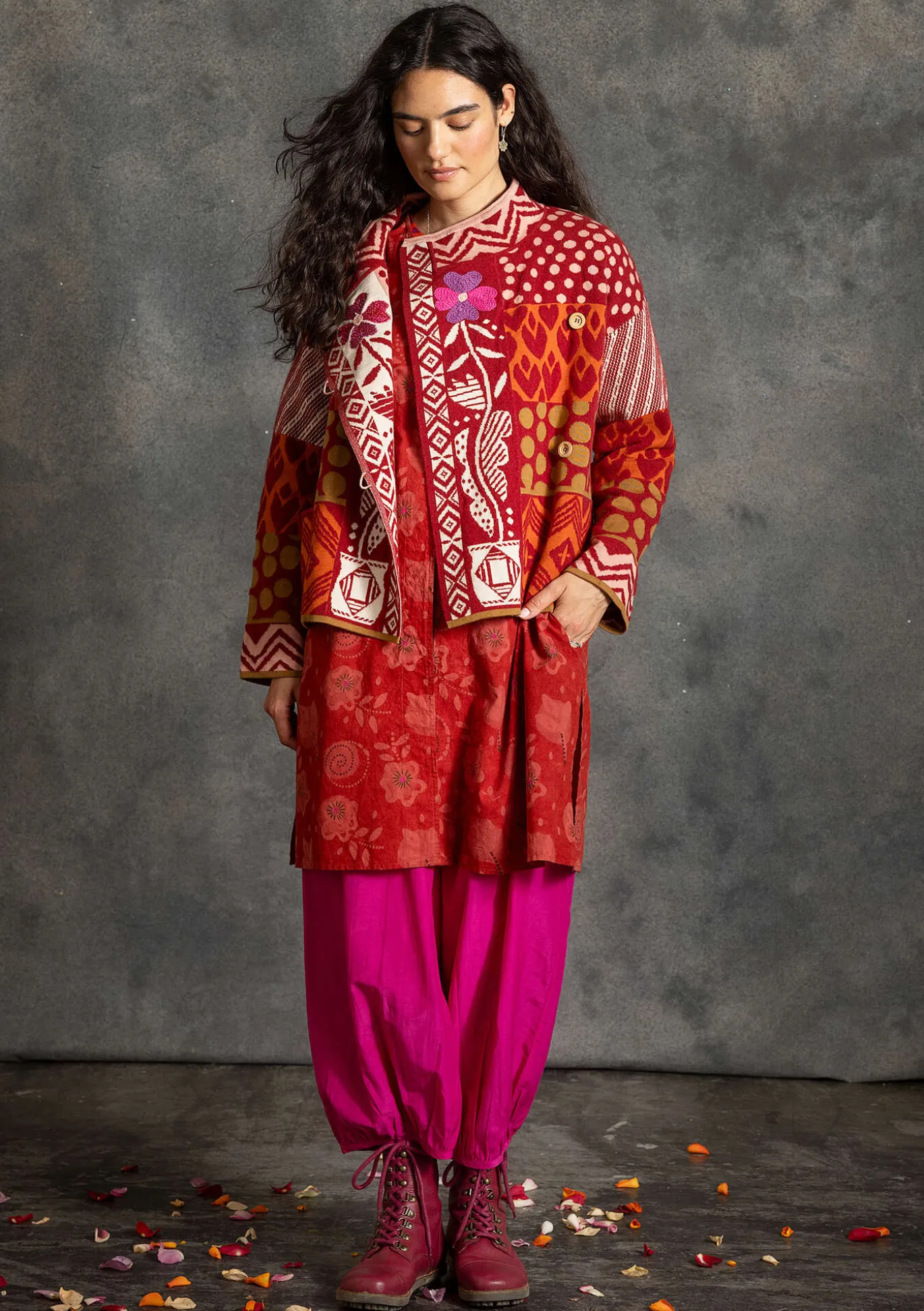 Hose aus Baumwolle/Seide