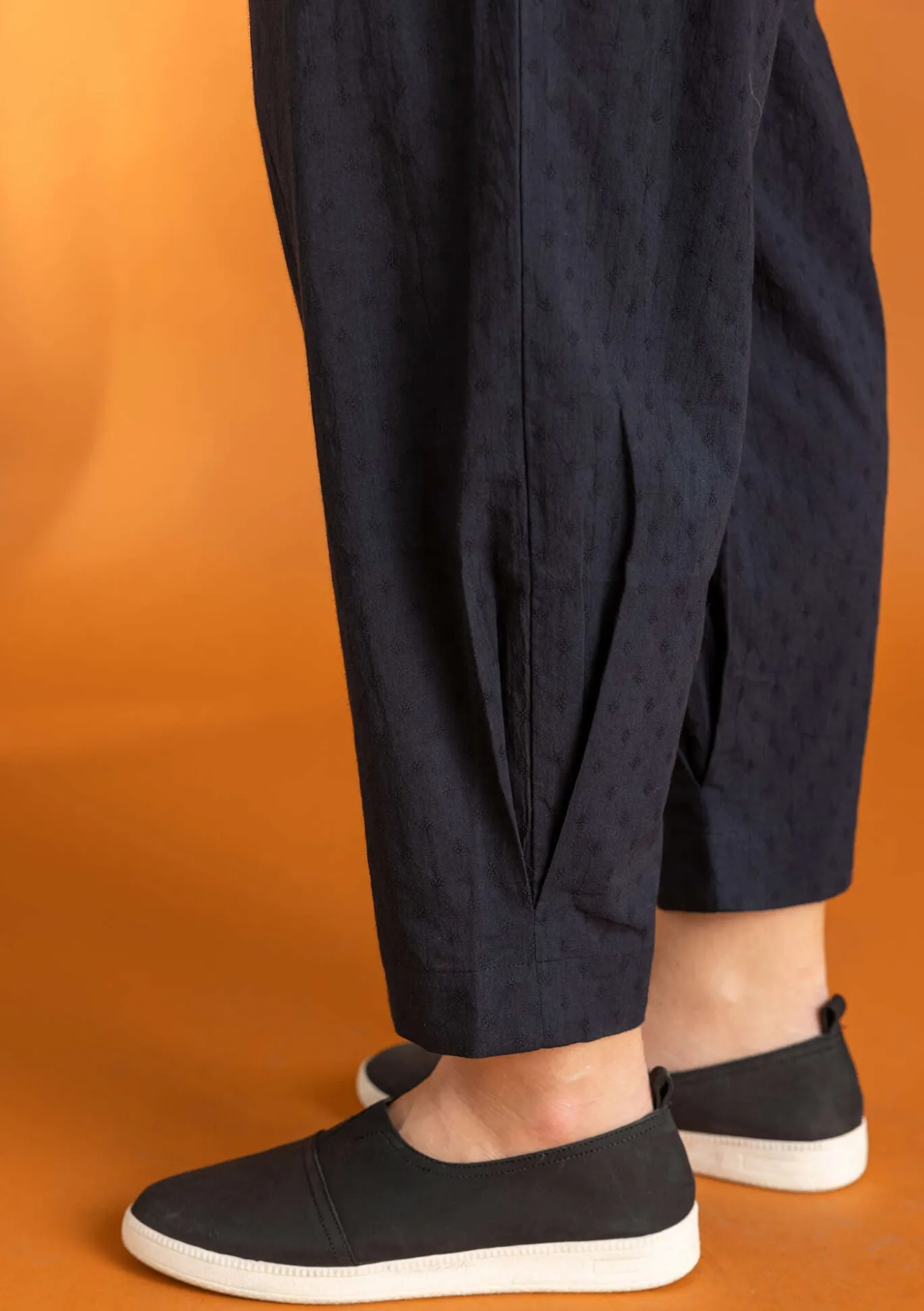 Hose aus Bio-Baumwolldobby