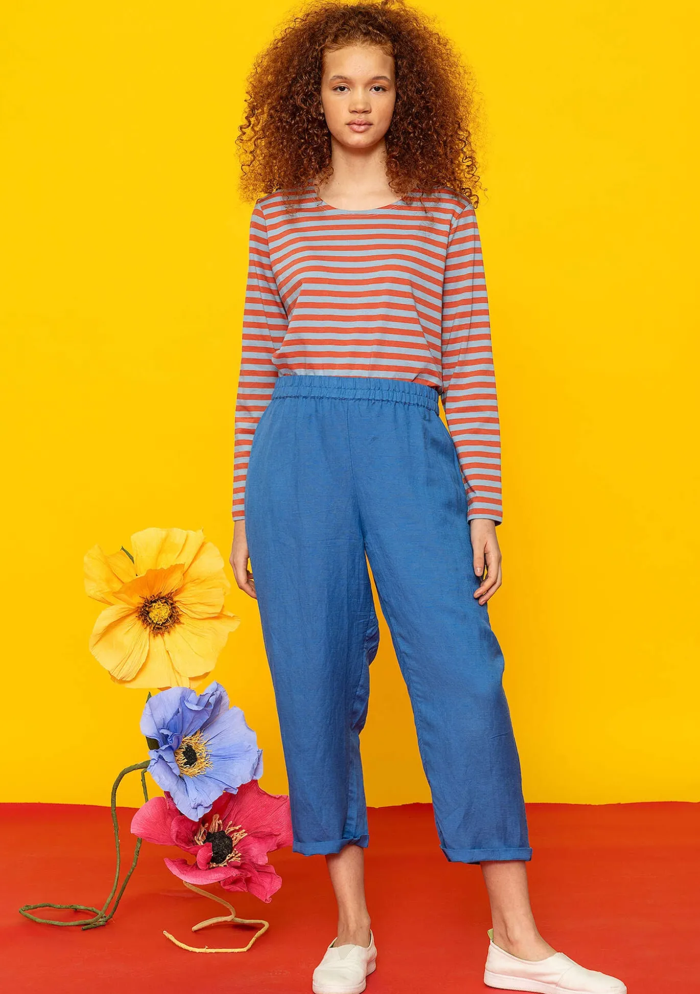 Hose „Margit“ aus Leinen/Modal-Gewebe