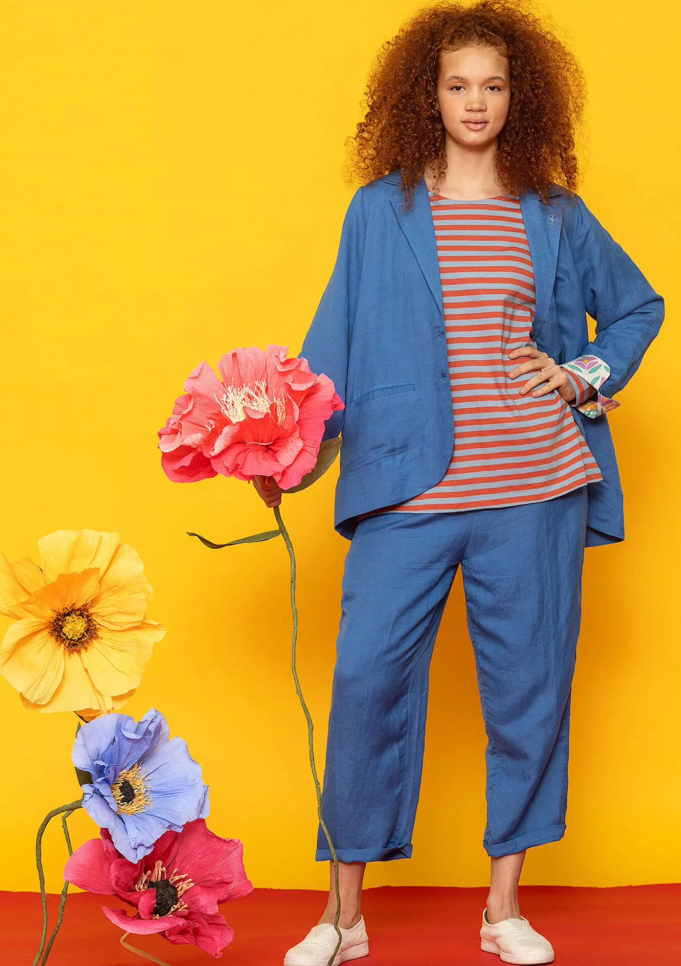 Hose „Margit“ aus Leinen/Modal-Gewebe