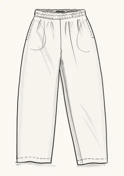 Hose „Margit“ aus Leinen/Modal-Gewebe