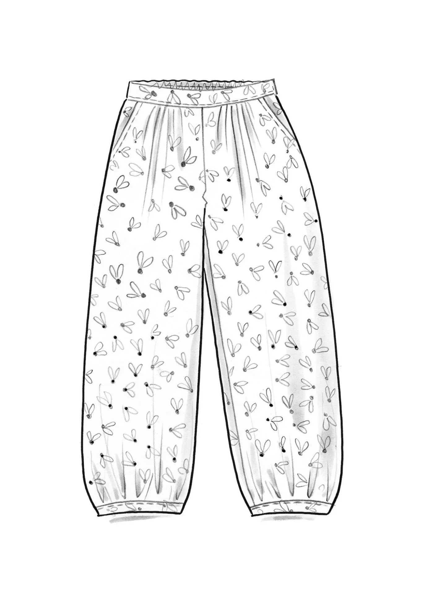 Hose „Mud“ aus Bio-Baumwollgewebe