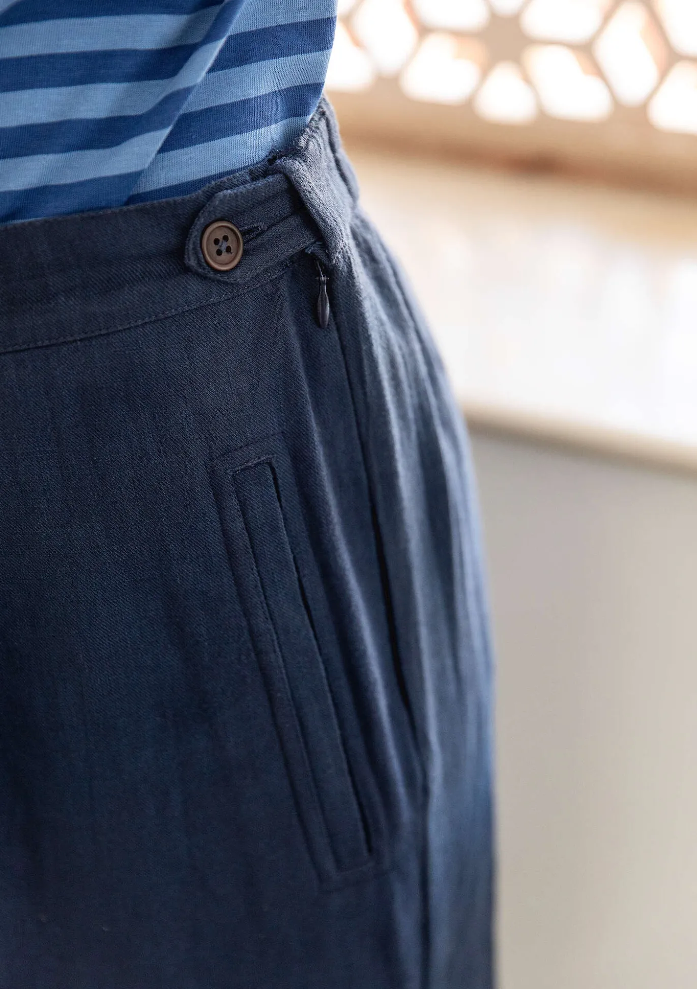 Hose „Stina“ aus Bio-Baumwollgewebe