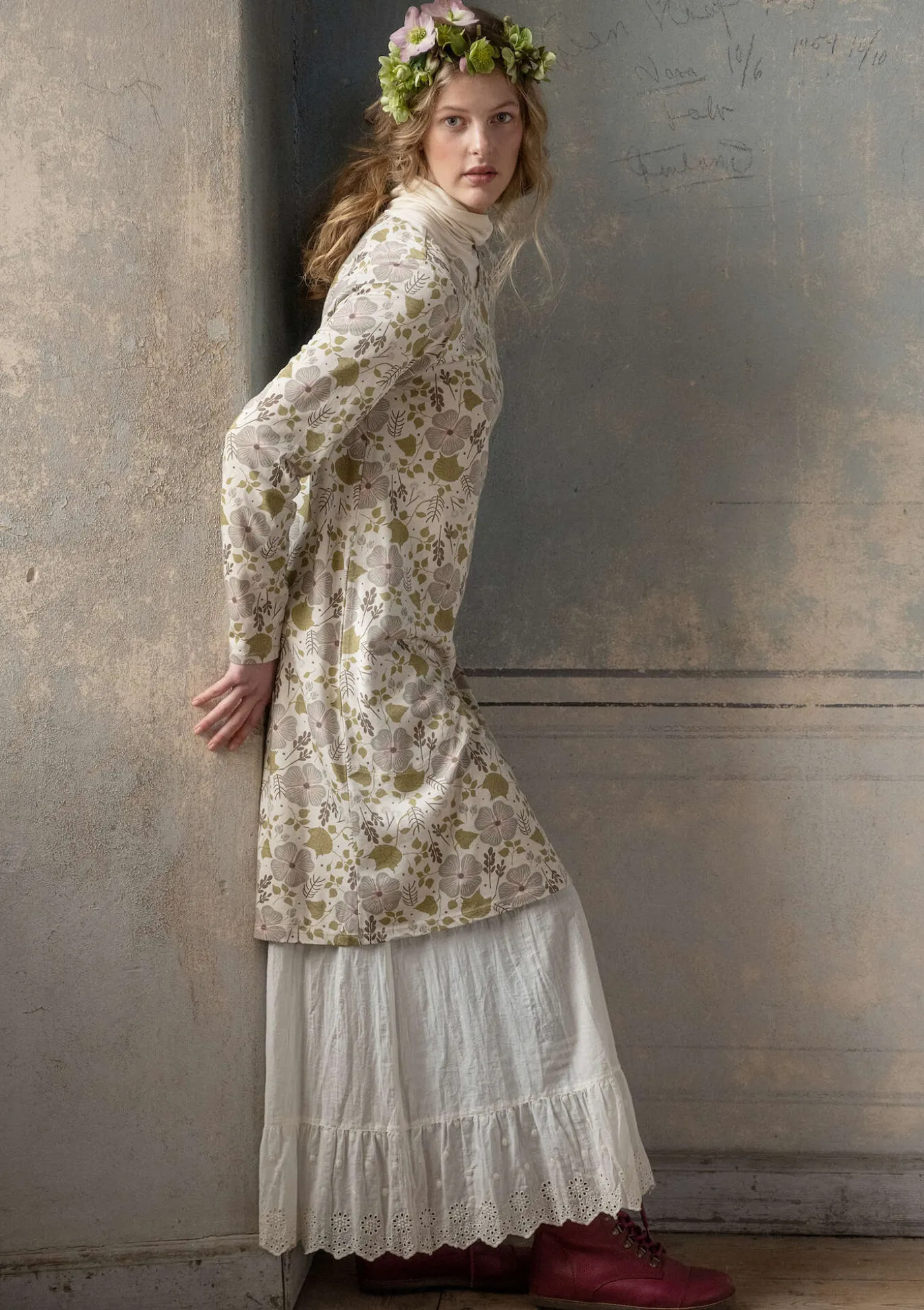 Jerseykleid „Höstanemone“ aus Bio-Baumwolle/Modal