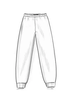 Jerseyleggings aus Bio-Baumwollripp