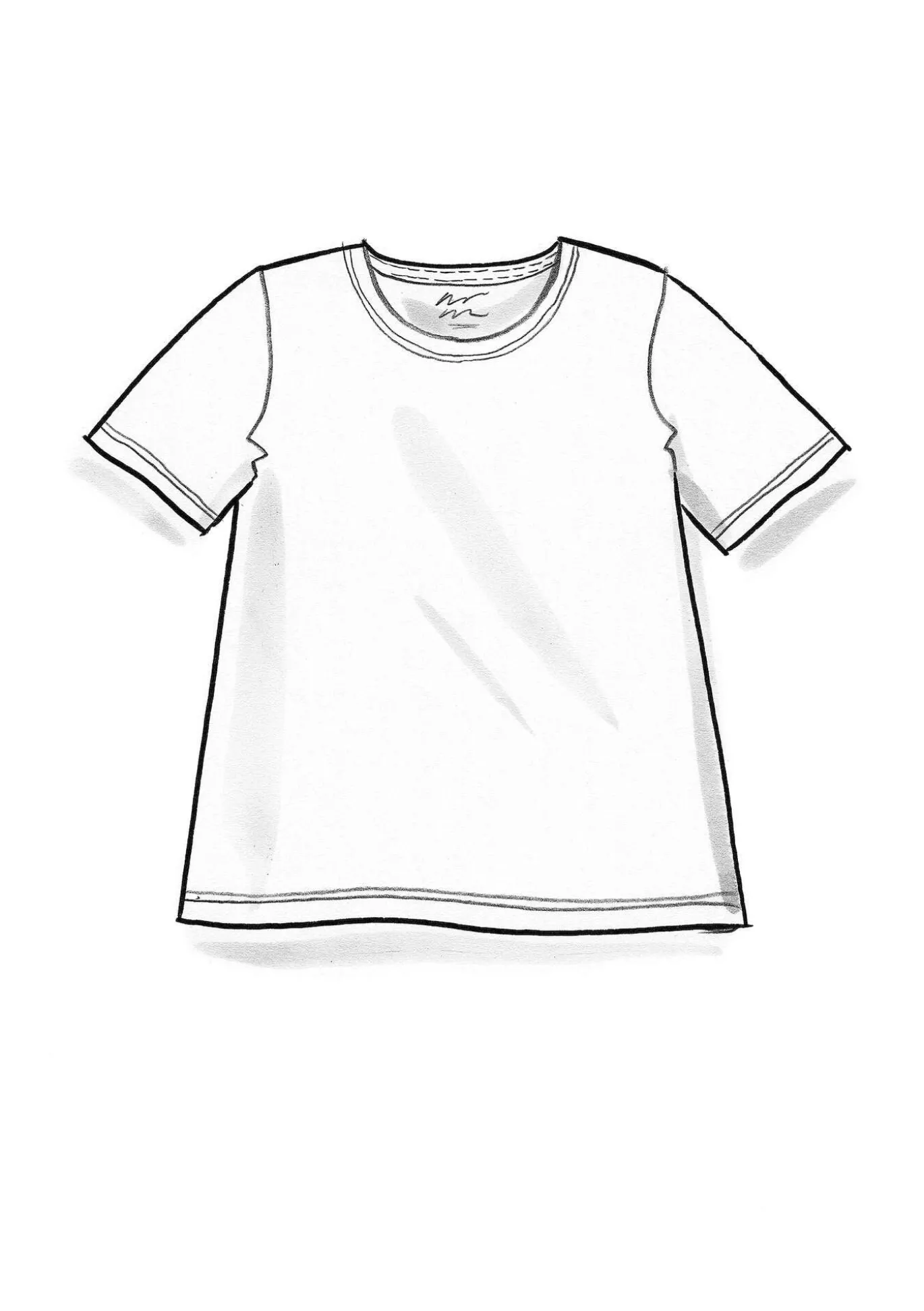 Jerseyshirt „Tyra“ aus Bio-Baumwolle/Modal