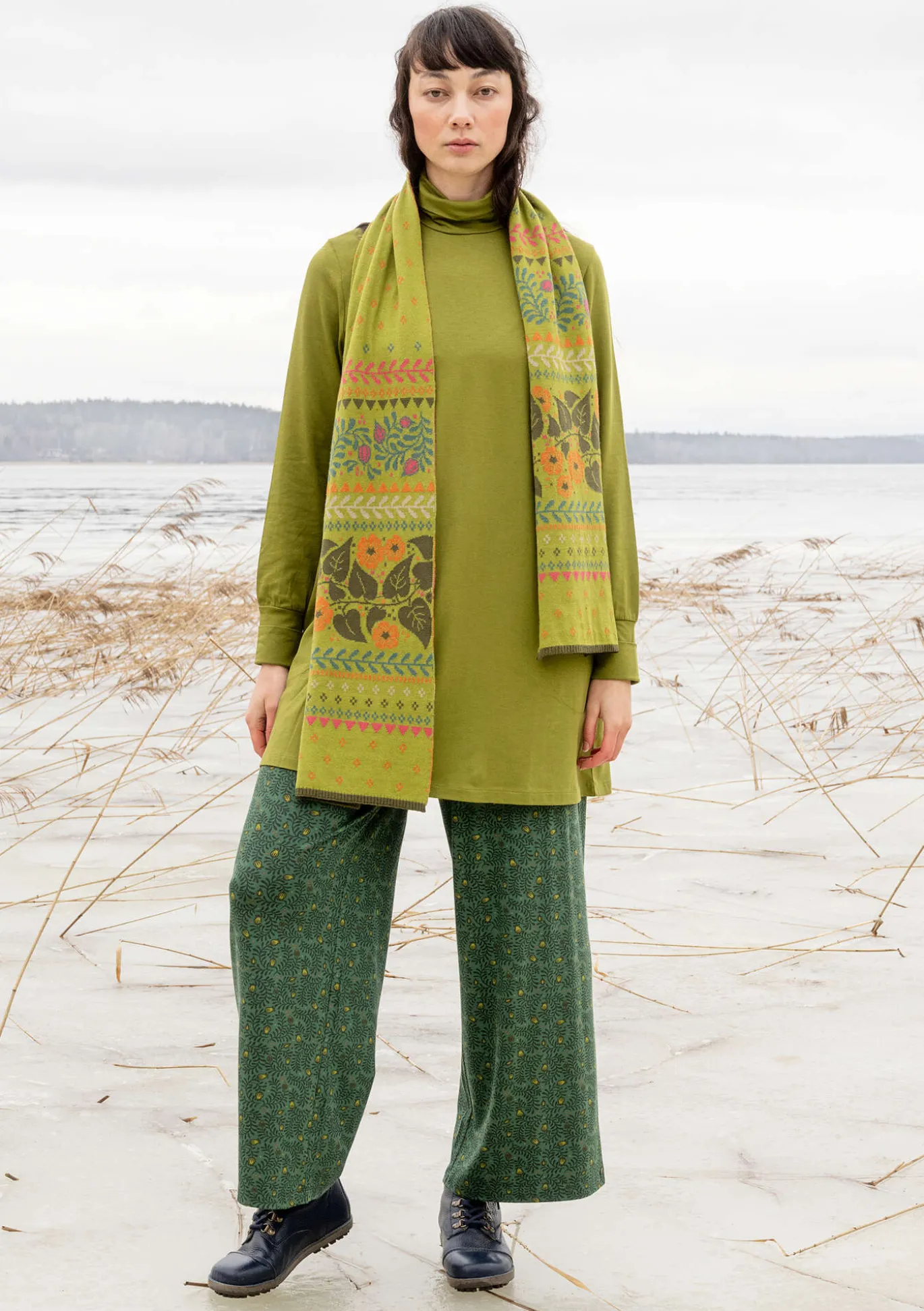 Jerseytunika aus Bio-Baumwolle/Modal/Elasthan