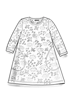 Jerseytunika „Flyttfågel“ aus Bio-Baumwolle