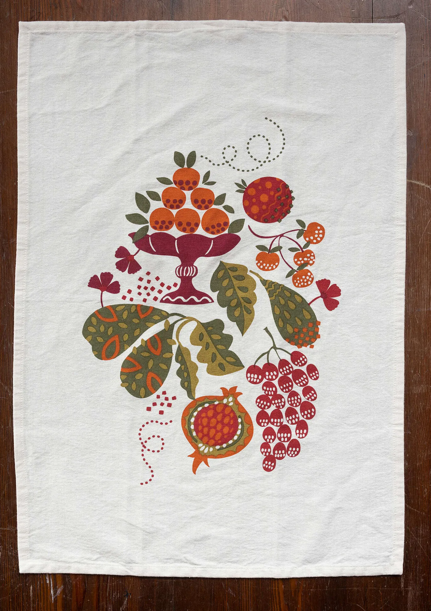 Küchentuch „Fruits“ aus Bio-Baumwolle