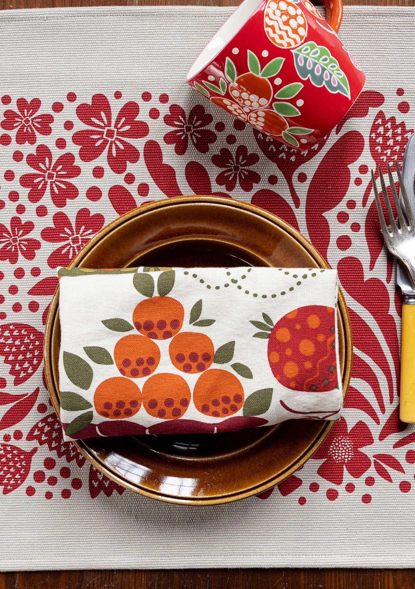 Küchentuch „Fruits“ aus Bio-Baumwolle