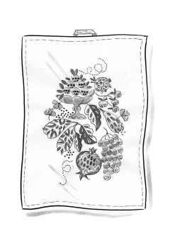 Küchentuch „Fruits“ aus Bio-Baumwolle