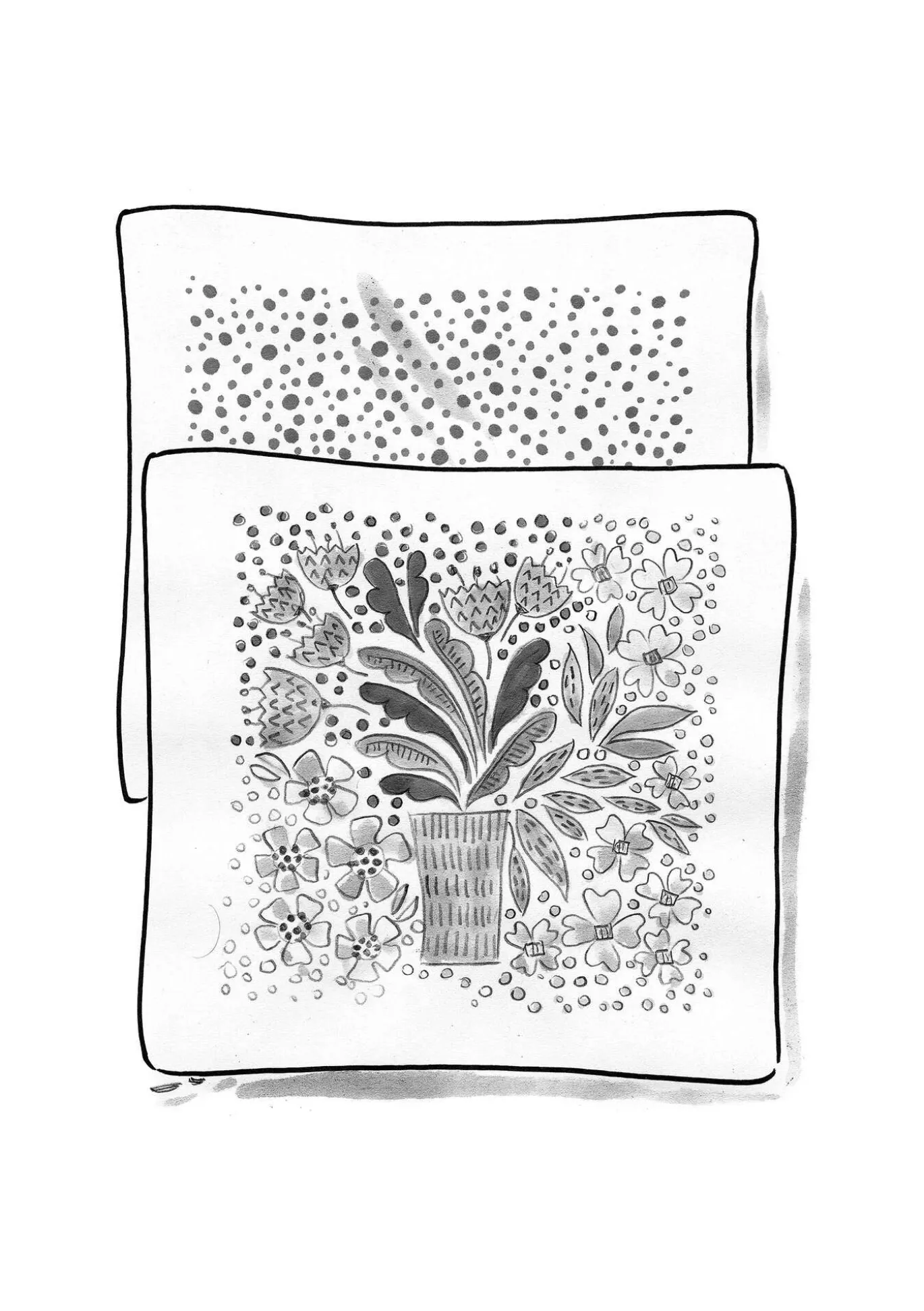 Kissenhülle „Gnistra“ aus Bio-Baumwolle