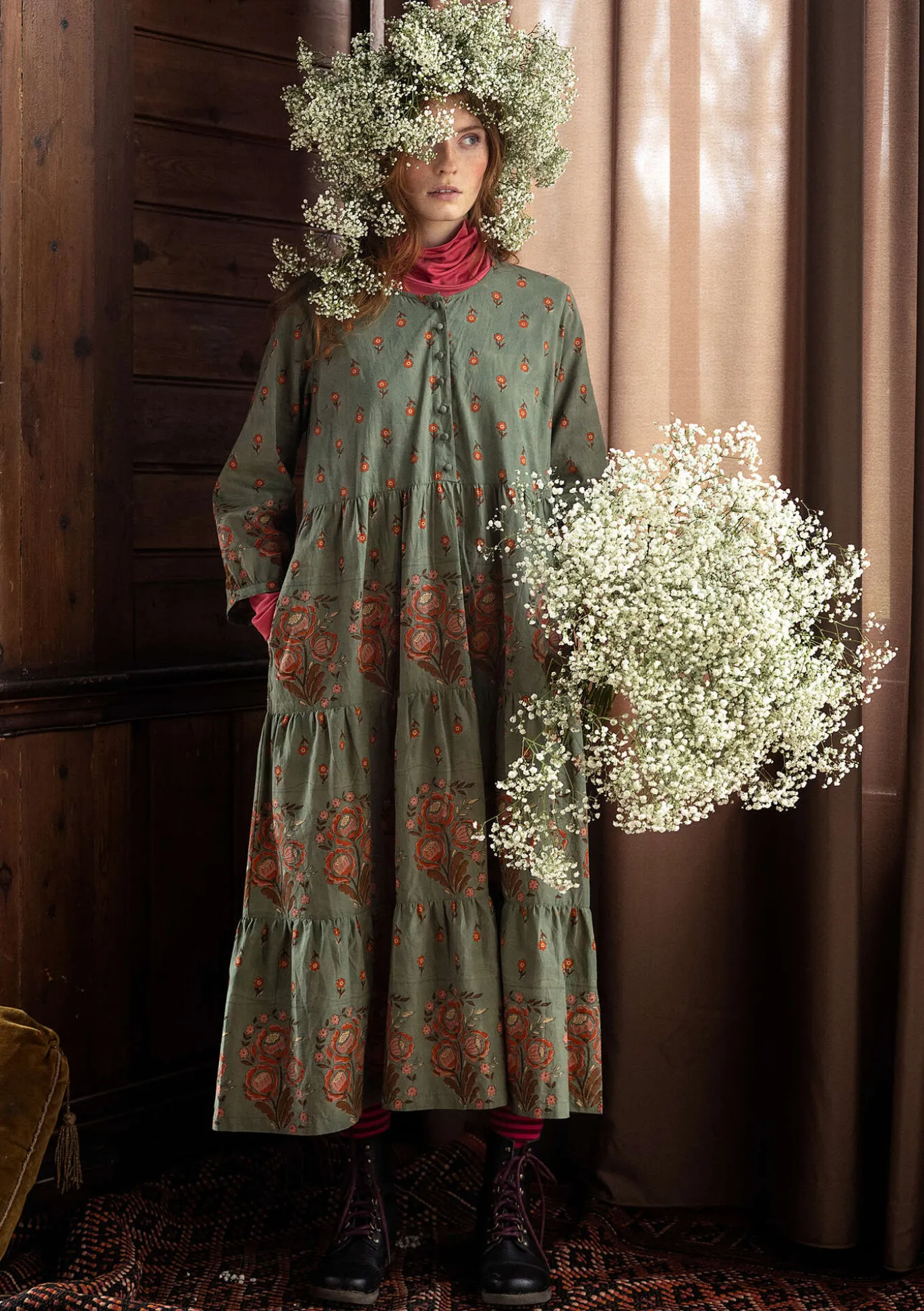 Kleid „Asta“ aus Bio-Baumwollgewebe