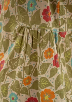 Kleid „Borealis“ aus Bio-Baumwollgewebe