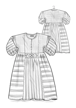 Kleid „Sofia“ aus Bio-Baumwollgewebe