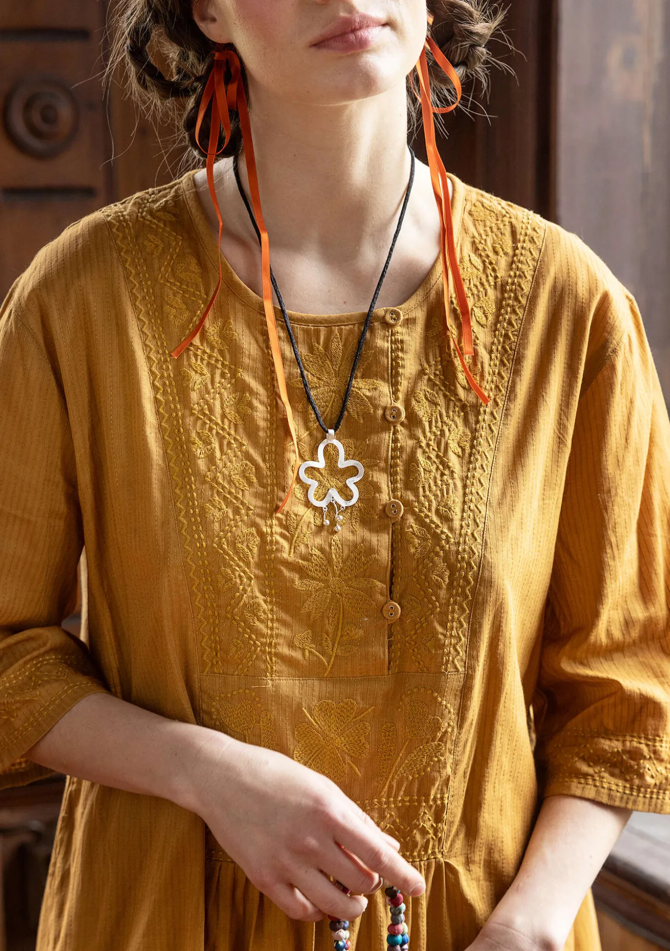 Kleid „Wanja“ aus Bio-Baumwollgewebe