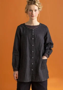 Künstlerbluse „Asta“ aus Leinengewebe