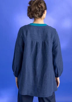Künstlerbluse „Asta“ aus Leinengewebe