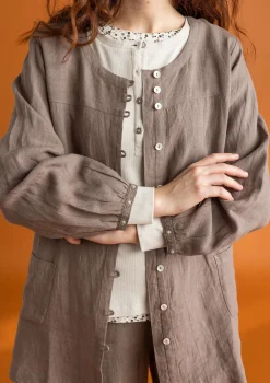 Künstlerbluse „Asta“ aus Leinengewebe