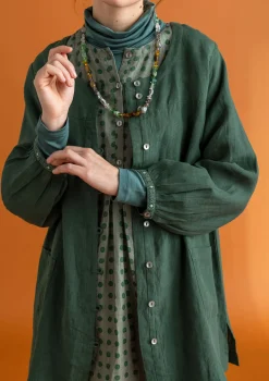 Künstlerbluse „Asta“ aus Leinengewebe