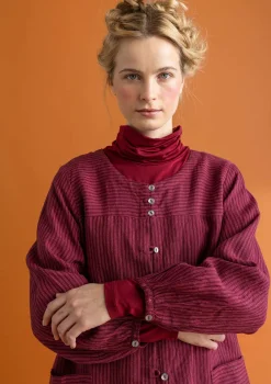 Künstlerbluse „Asta“ aus Leinengewebe