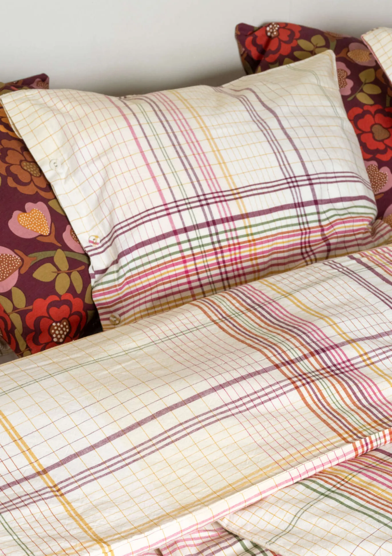 Kopfkissenbezug „Rainbow“ aus Bio-Baumwolle