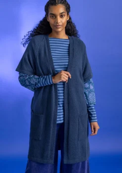 Langstrickjacke aus Alpakagemisch