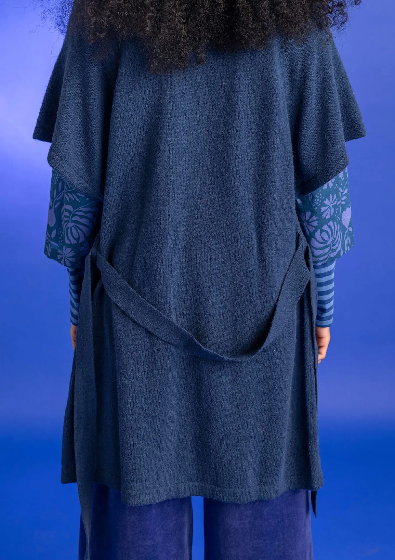 Langstrickjacke aus Alpakagemisch