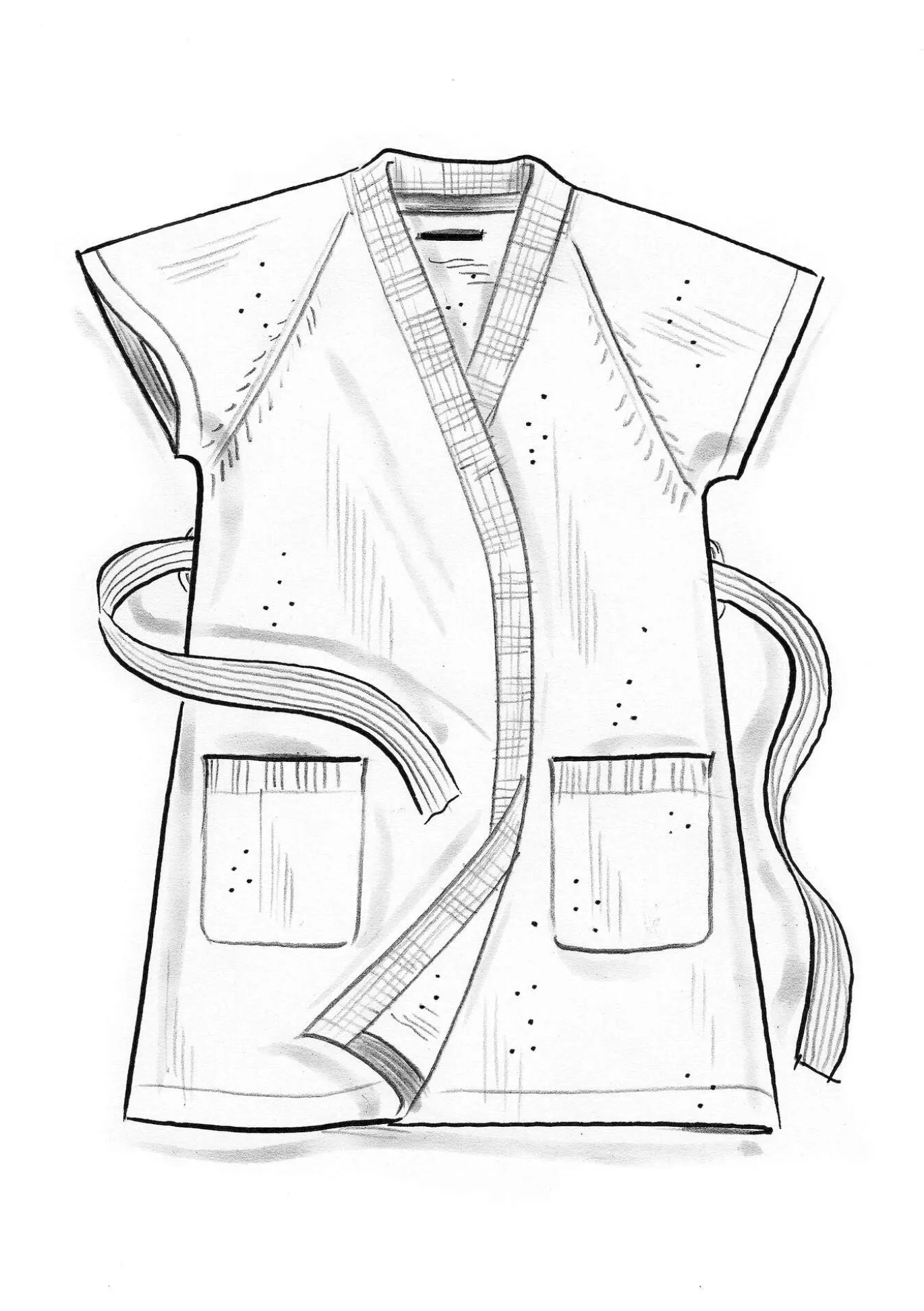 Langstrickjacke aus Alpakagemisch