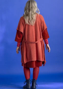 Langstrickjacke aus Alpakagemisch