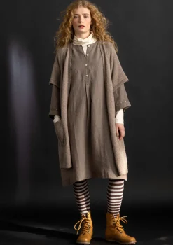 Langstrickjacke aus Alpakagemisch