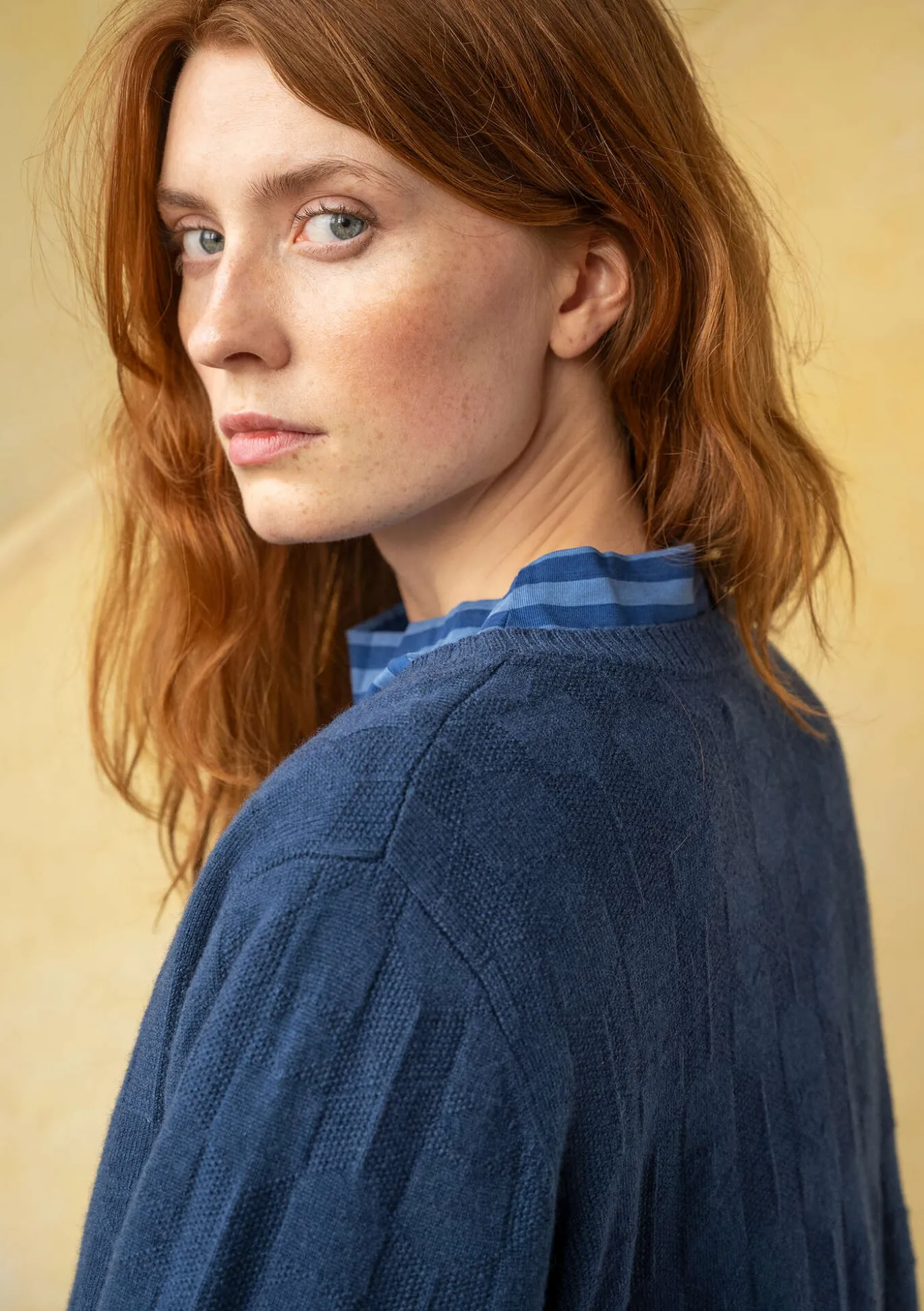 Langstrickjacke „Capella“ aus Lammwolle