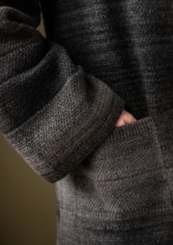 Langstrickjacke „Eckerö“ aus Space-Dye-Wolle